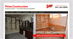 Desktop Screenshot of primaconstruction.net